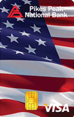 US Flag visa debit card