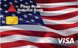 American Flag Landscape Debit Card